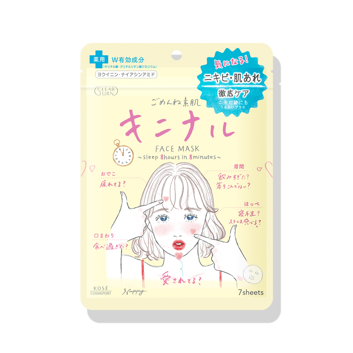 Kose Clear Turn Sorry Bare Skin Trouble Care Mask
