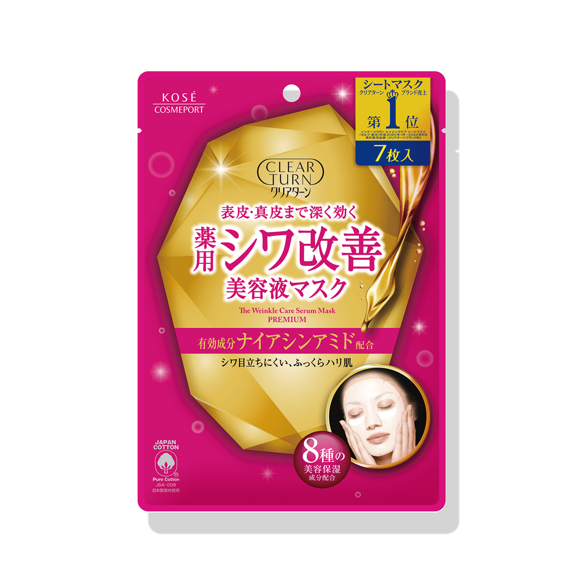 Kose Clear Turn Wrinkle Care Serum Mask