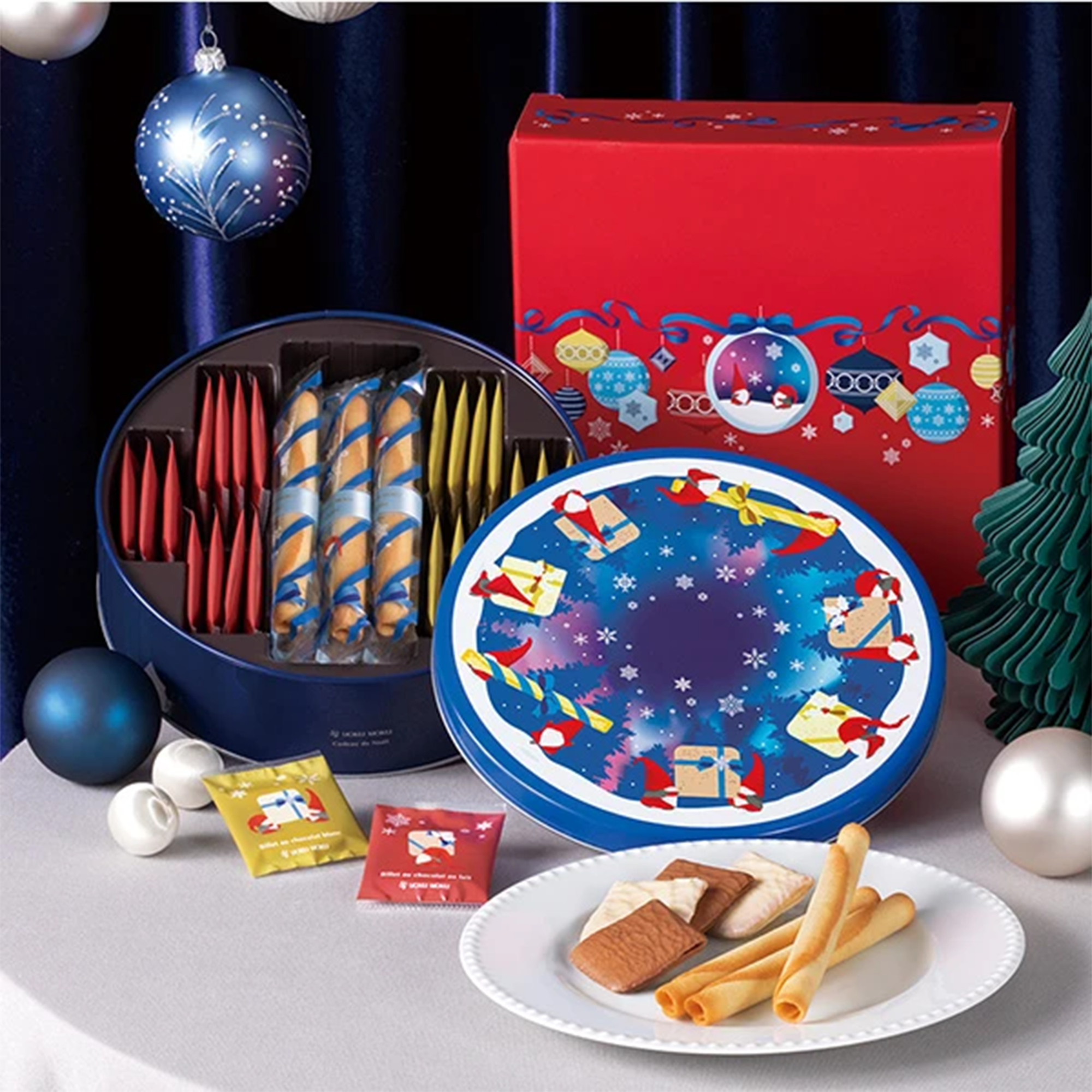 Yoku Moku Egg Rolls and Cookies Assortment Christmas Edition