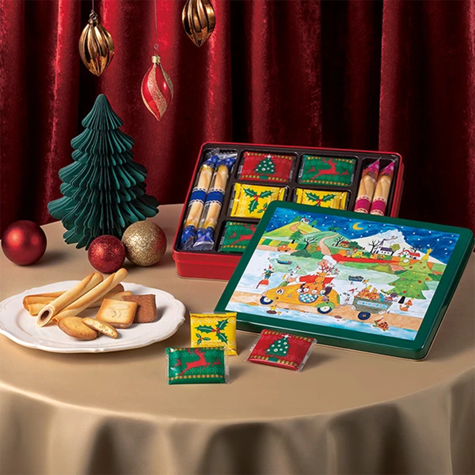 Yoku Moku Egg Rolls and Cookies Assortment Christmas Edition