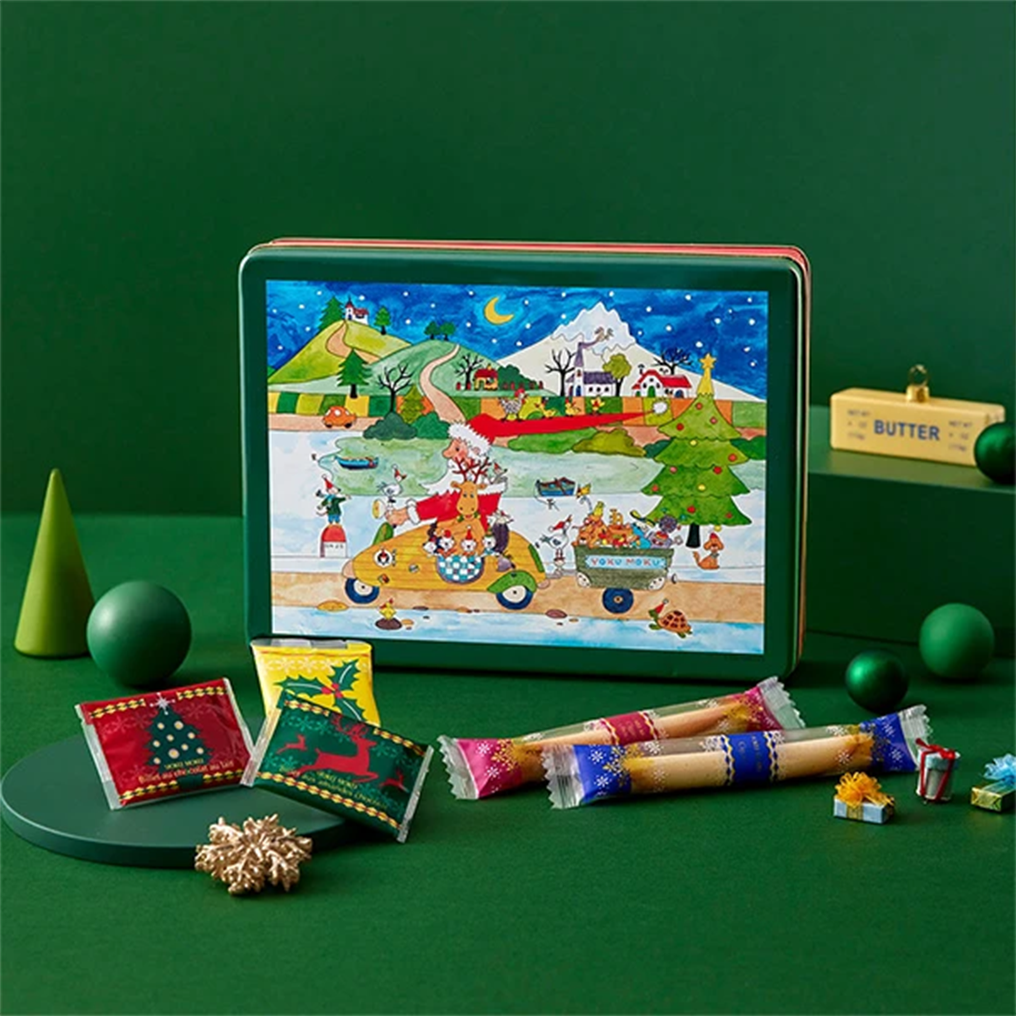 Yoku Moku Egg Rolls and Cookies Assortment Christmas Edition