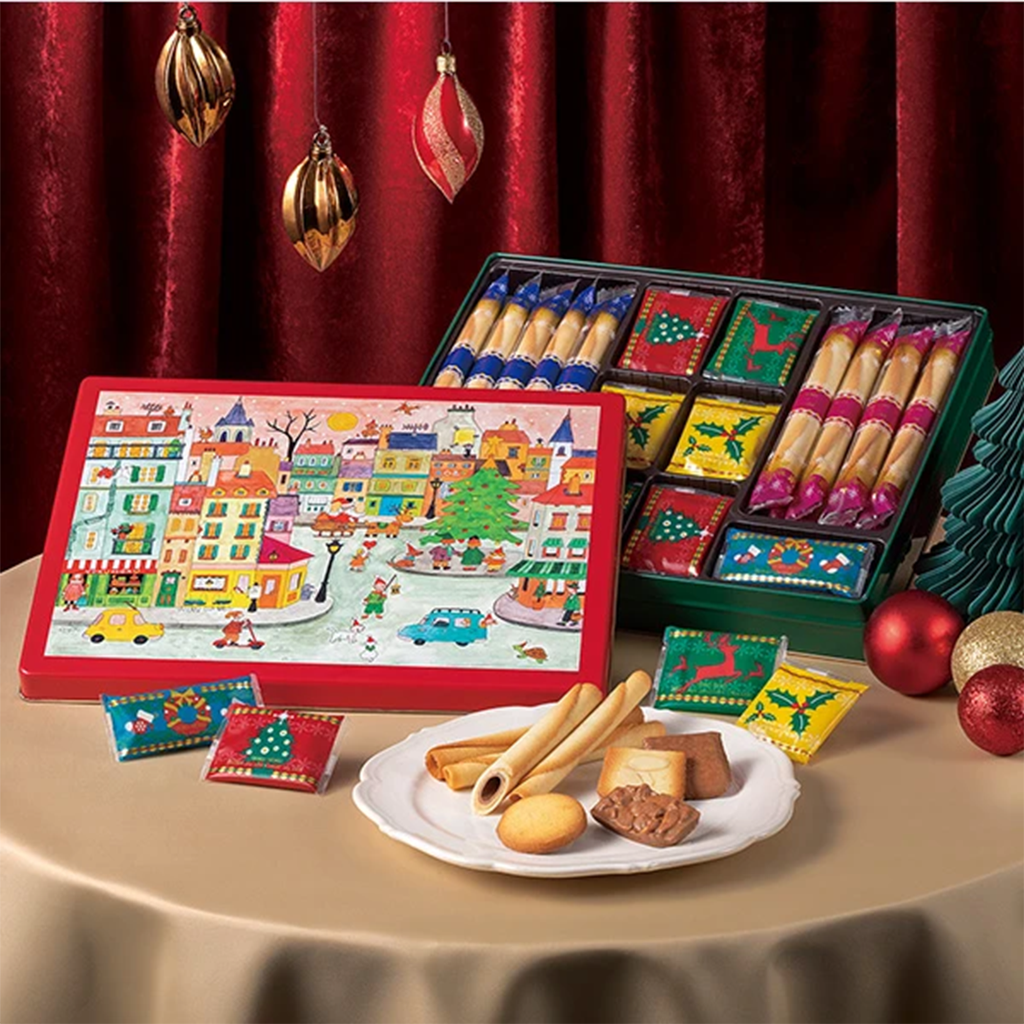 Yoku Moku Egg Rolls and Cookies Assortment Christmas Edition